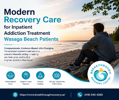 Addiction Recovery Service for Inpatient Treatment in Wasaga Beach